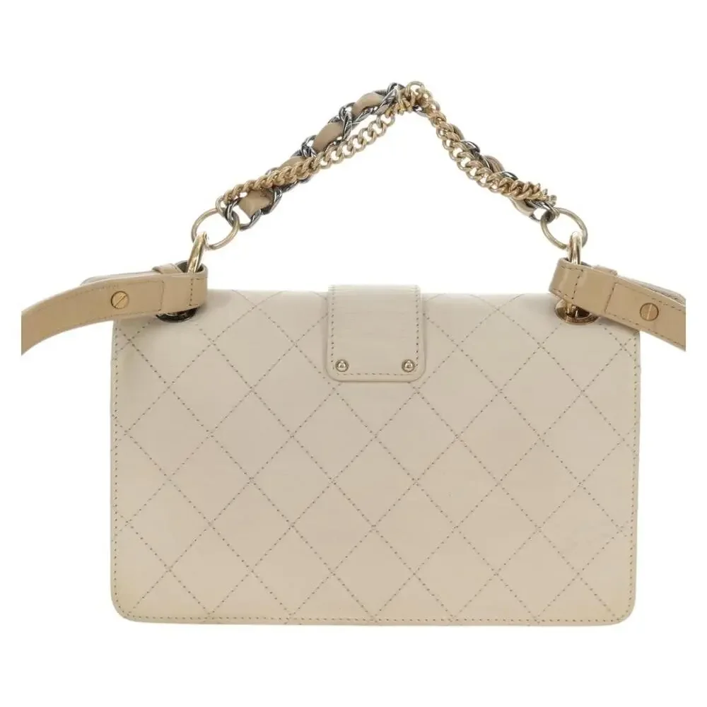 Chanel Matelasse Shoulder Bag White